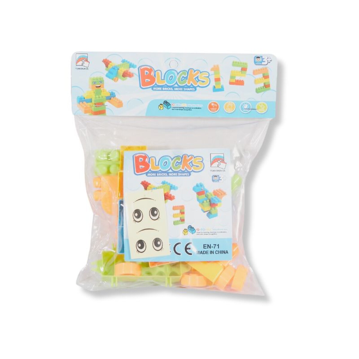 OUTLET Bloques de construccion 25 pcs bolsa 23*19 cm - Outlet Bloques De Construccion 25 Pcs Bolsa 23*19 Cm 