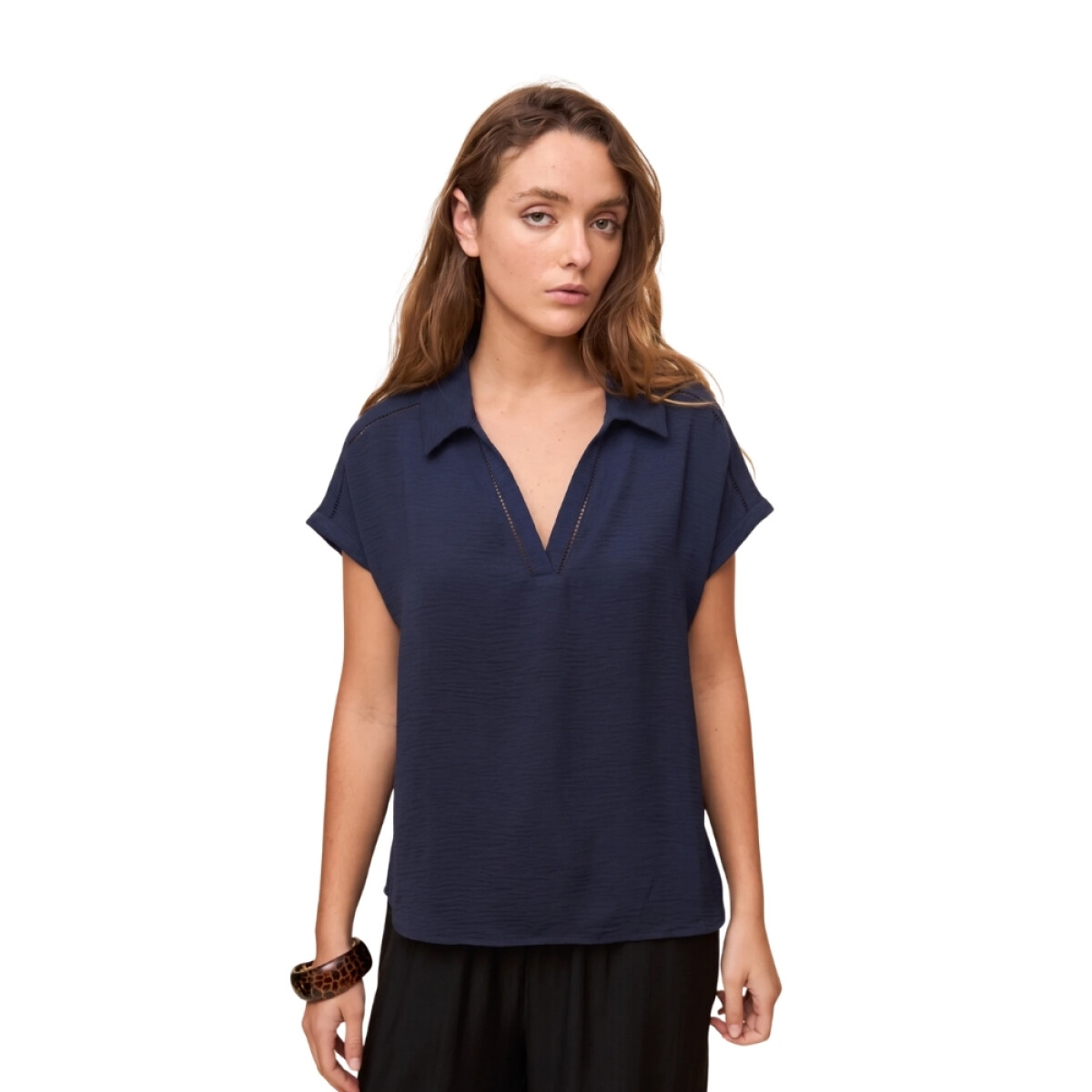 BLUSA DONNE S-3XL - AZUL MNO 