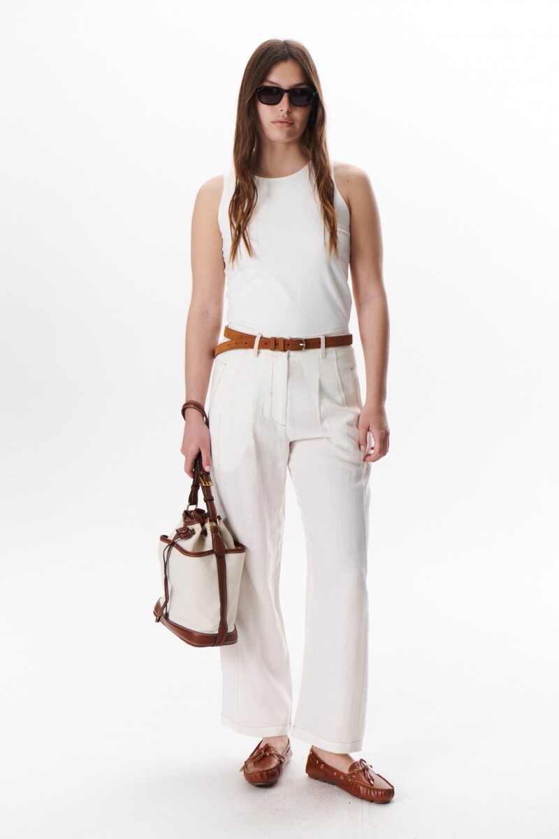 MUSCULOSA DOBLE BLANCO