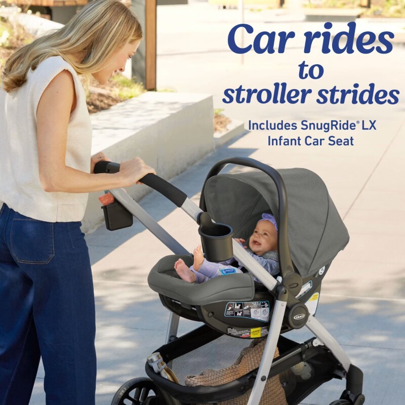 Travel System MODES PRAMMETTE LX asiento 2 en 1 con babysilla y base Travel System MODES PRAMMETTE LX asiento 2 en 1 con babysilla y base