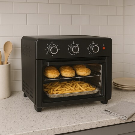 HORNO DE AIRE SIN ACEITE CUORI VEZIO NEGRO