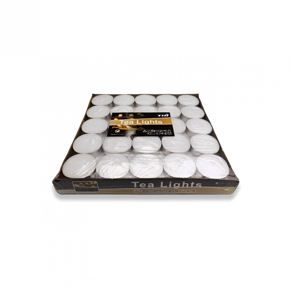 Set x50 Velas - Tealight - Blanco Set x50 Velas - Tealight - Blanco