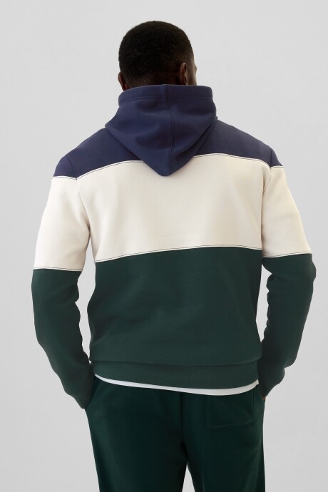 Canguro Logo Gap Color Block Hombre Tapestry Navy