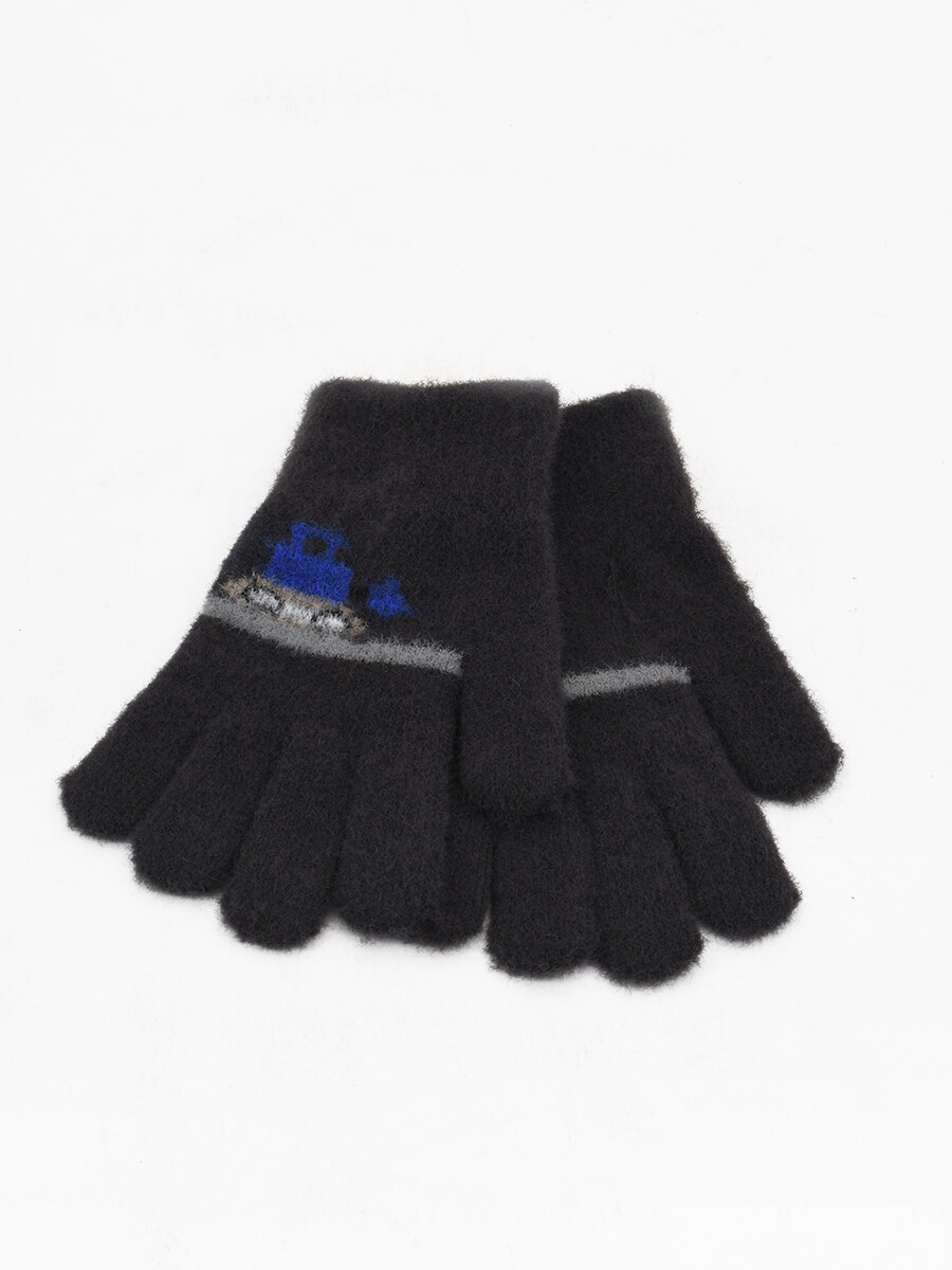 GUANTES INFANTILES TRACTOR - GRIS 