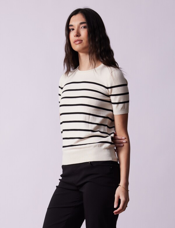 Buzo Lineas BEIGE/MULTI