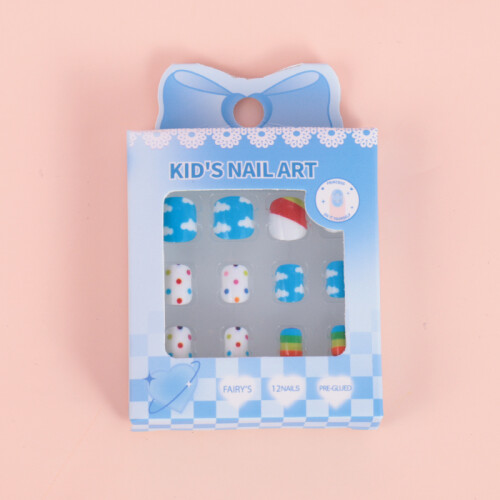 Mini Uñas Postizas Adhesivas - 12 Piezas - Kids Mini Uñas Postizas Adhesivas - 12 Piezas - Kids