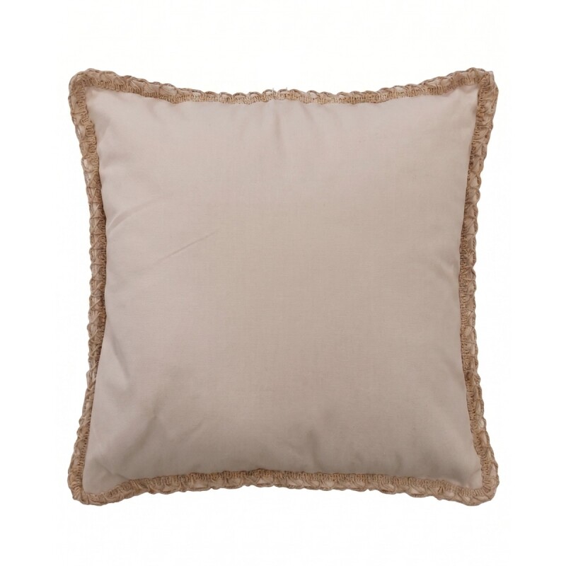 COJIN CUAD BEIGE 42X42CM Unica