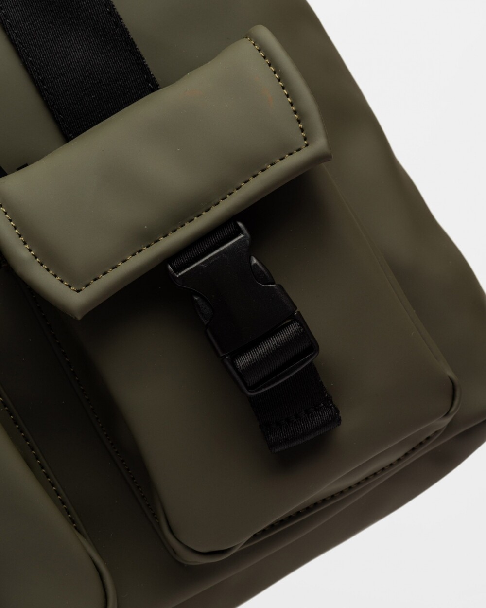 Bolso Daily en efecto cuero rubber Verde