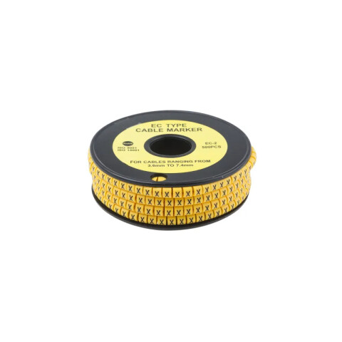 Identificador para cables de 2 a 4mm2, letra "X" WI4553