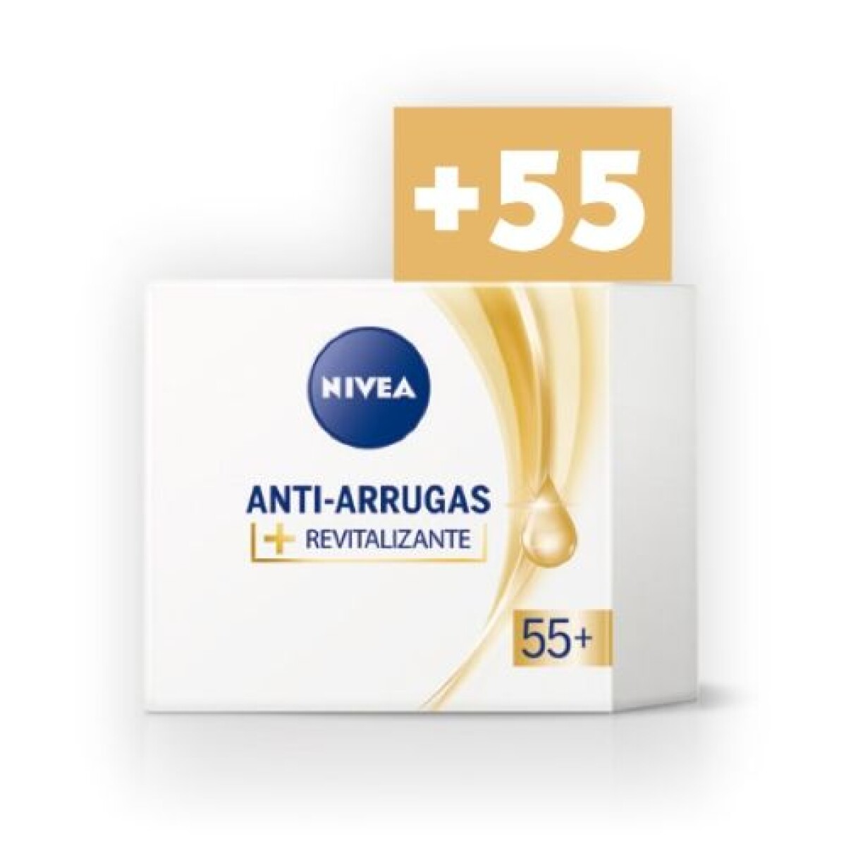 NIVEA CREMA FACIAL DE DÍA ANTI-ARRUGAS REVITALIZANTE +55 AÑOS 50ml 