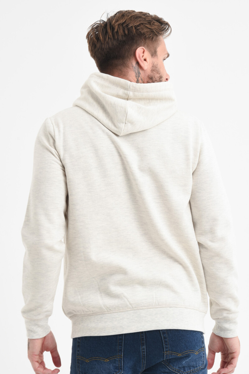 Hoodie deportivo Gris Claro Melange