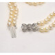 Collar Perlas De Cultivo Dos Vueltas, Broche De Oro 18 K, Brillantes Y Perlas Collar Perlas De Cultivo Dos Vueltas, Broche De Oro 18 K, Brillantes Y Perlas