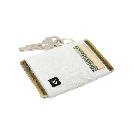Billetera Thread Off White Elastic Wallet Elastic Wallet