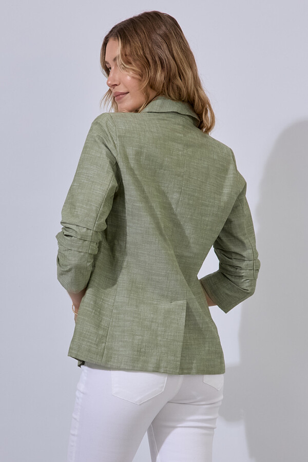 Blazer Manga Frunces VERDE