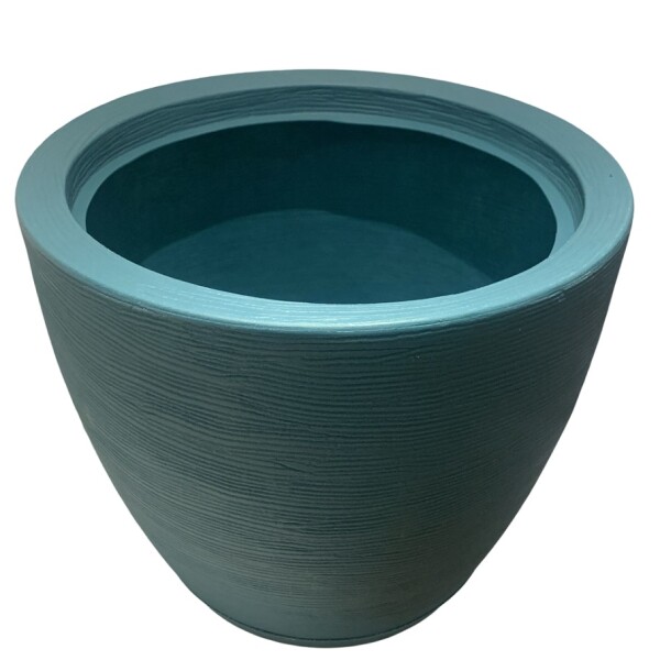 Maceta grande en polietileno modelo "Azteca" color azul - 92603/270 Maceta grande en polietileno modelo "Azteca" color azul - 92603/270