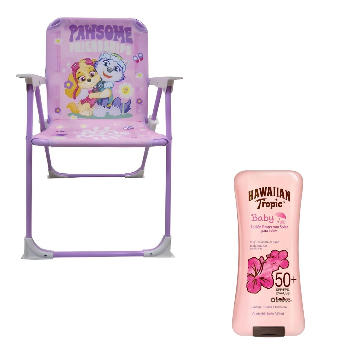 Combo Playa Sillita Playera Bebé + Protector Solar UV 