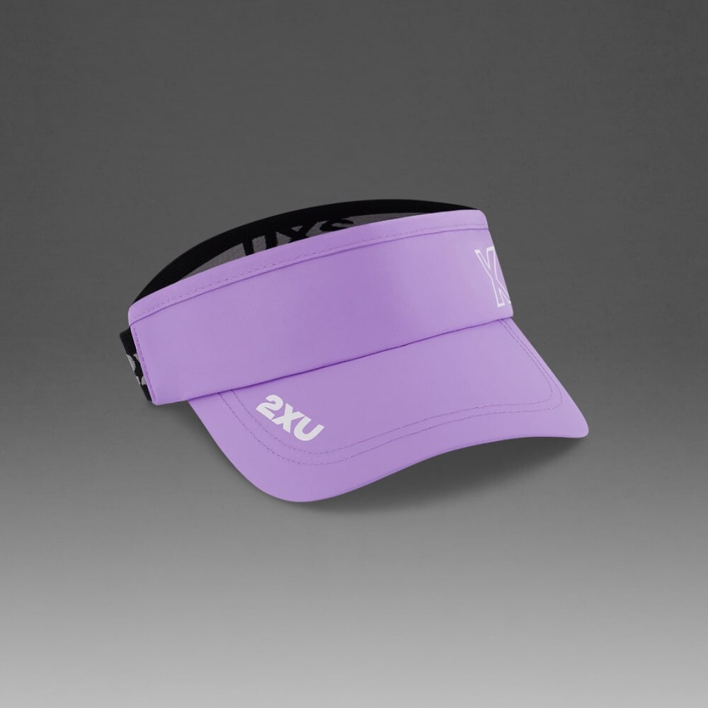 Performance Visor - Unisex Grape Fizz/white