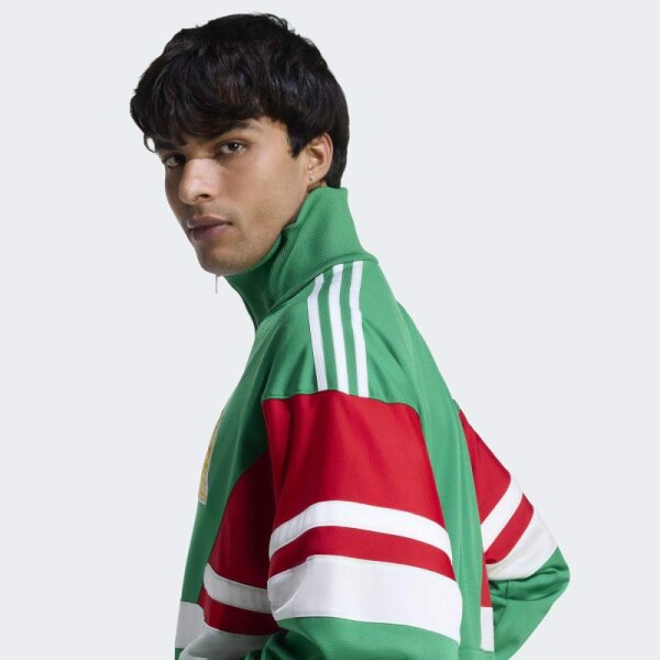 Campera Adidas Deportiva México 86 Verde