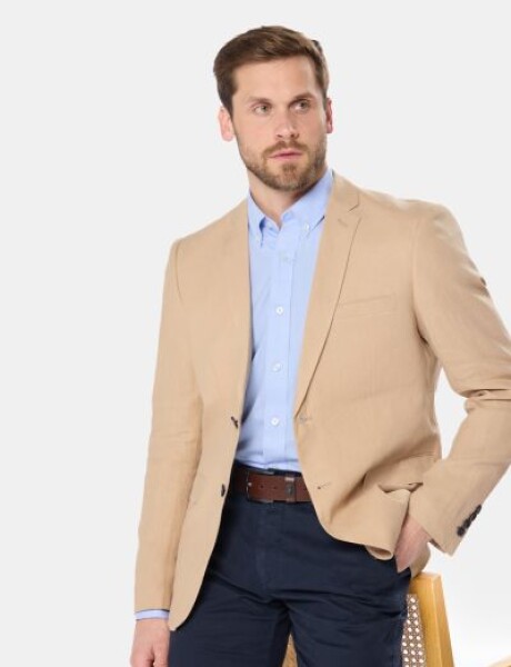 SACO DE LINO Beige