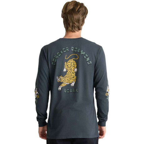 Remera Roark Jaguar Negro