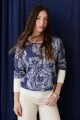 SWEATER FLOR BLINK AZUL