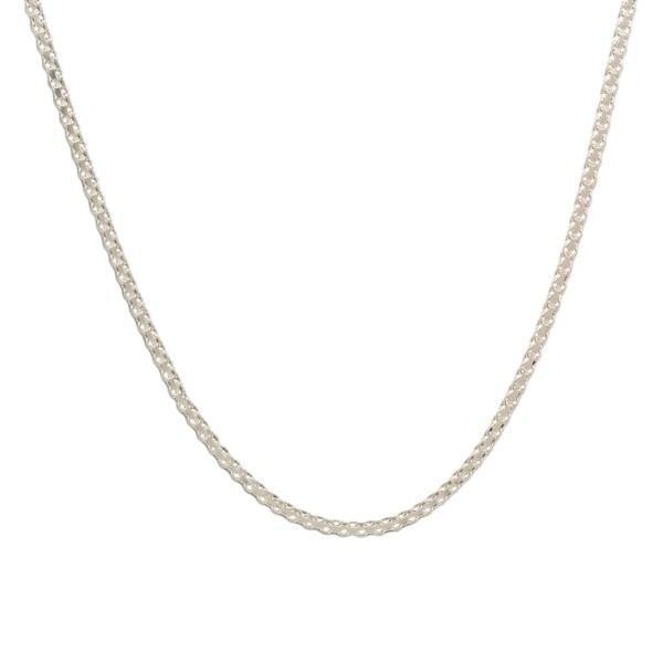 Cadena Bismark-Plata 925-Sin Piedra-CD3077 sinpiedra