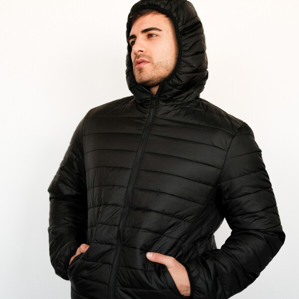 Campera Puffer Liviana Black