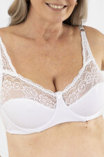 Soutien algodon y lycra Blanco