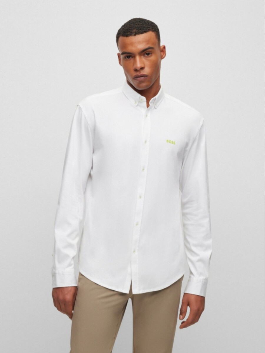 Hugo Boss -Camisa Casual, regular fit, BIADO - Blanco 