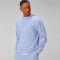 Polera The Cloud Jersey Hoodie Hombre Blue Oxford Heather