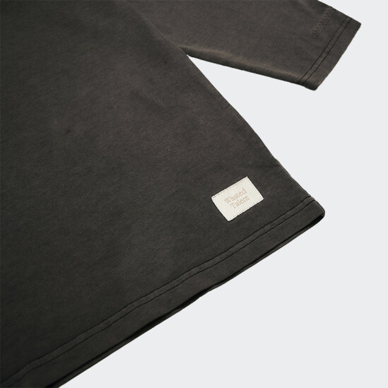 Remera Wasted Talent Manga Larga Lugano Negro