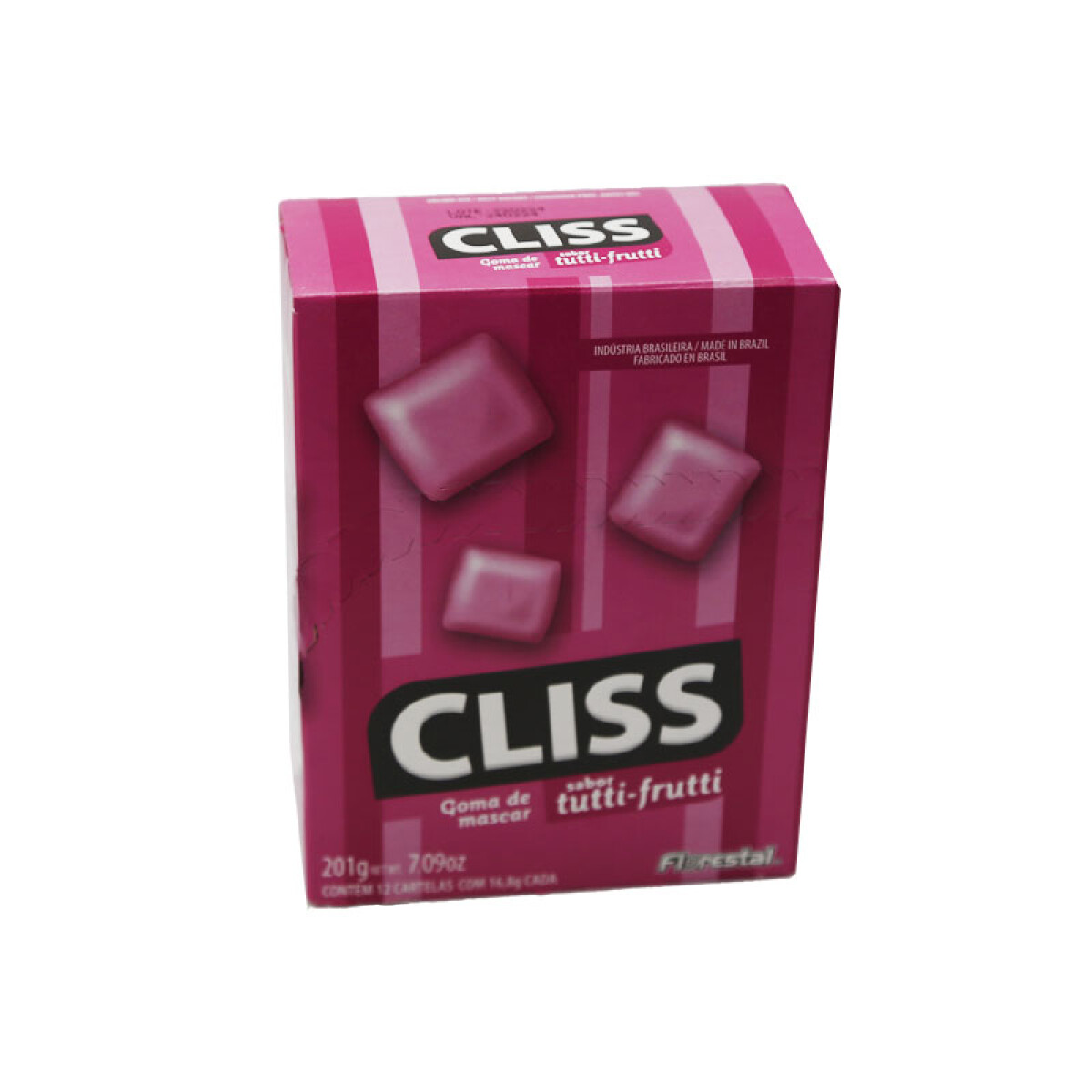 Chicle CLISS BLISTER 12pcs 201grs - Tutti Frutti 