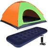 Carpa impermeable 2 Personas + Colchón Inflable 1 Plaza + Inflador Carpa impermeable 2 Personas + Colchón Inflable 1 Plaza + Inflador