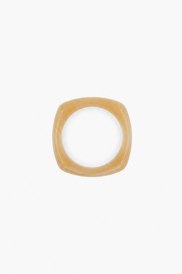 Pulsera acrilico beige