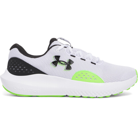 UA Charged Surge 4-BLU WHT-109