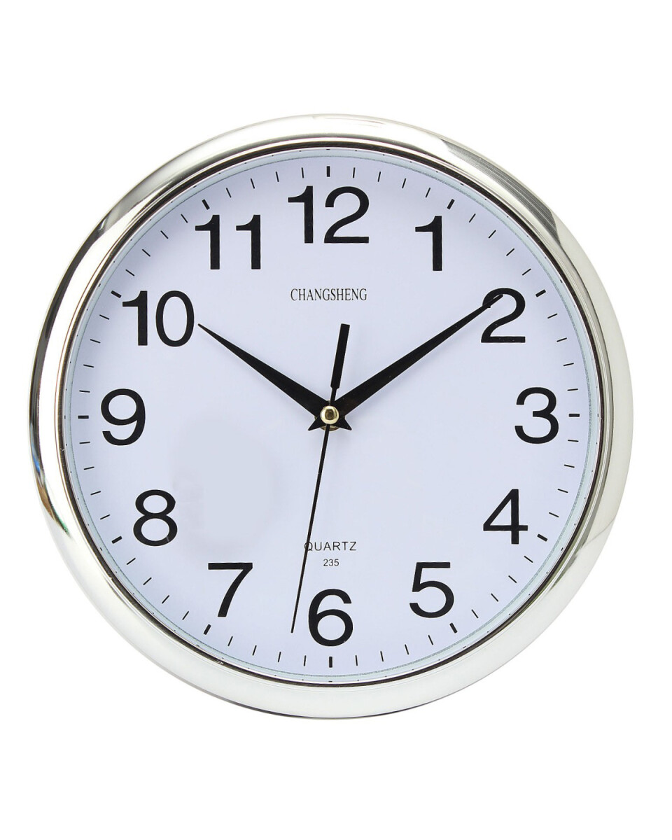 Reloj De Pared Cuarzo 26cm 