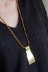 Irregular Necklace Bronce