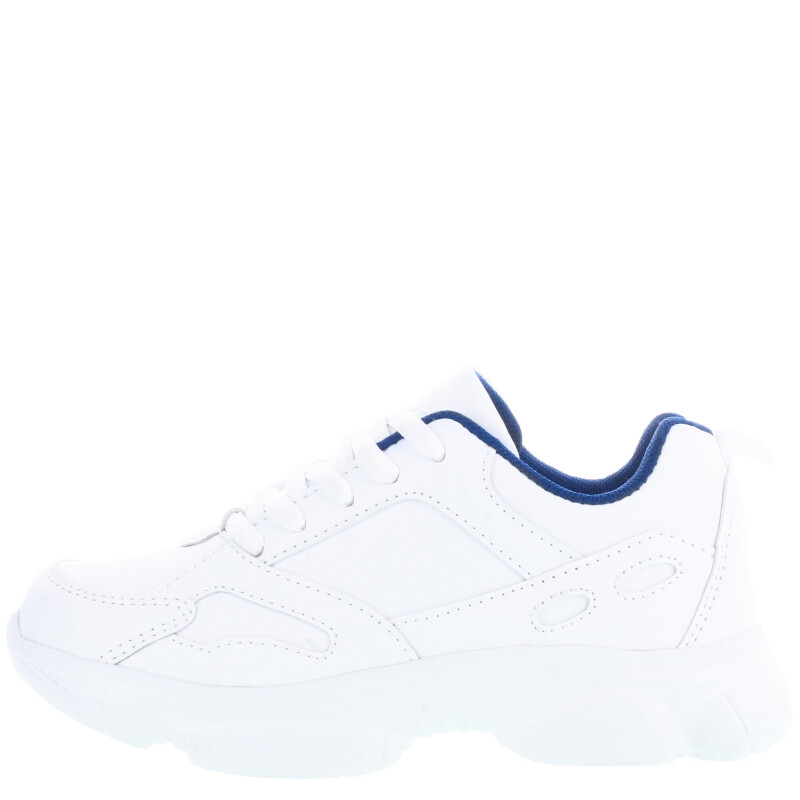 Championes Infantiles Push ARTI con forro en contraste Blanco - Azul Marino