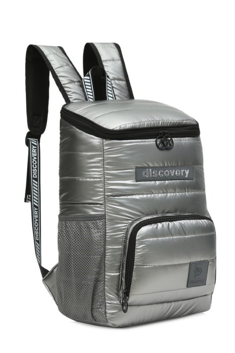 Mochila lonchera térmica puffer Gris