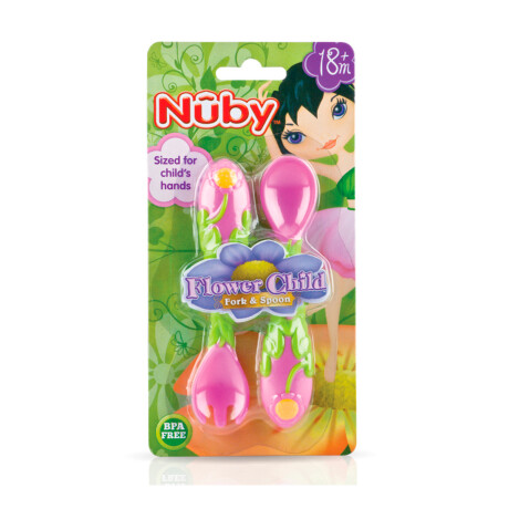 Set De Cubiertos Nuby Cuchara Tenedor Para Bebé Set De Cubiertos Nuby Cuchara Tenedor Para Bebé