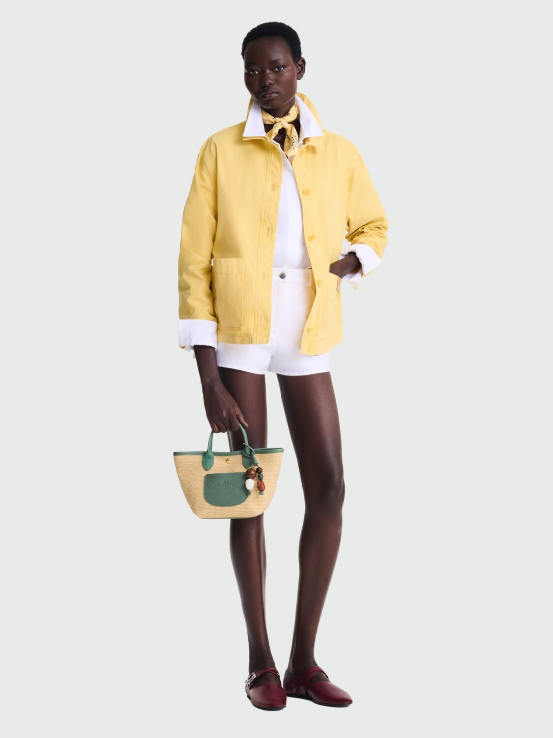 LONGCHAMP - Crossbody Le Panier Pliage Ceramique XS Alta Automática