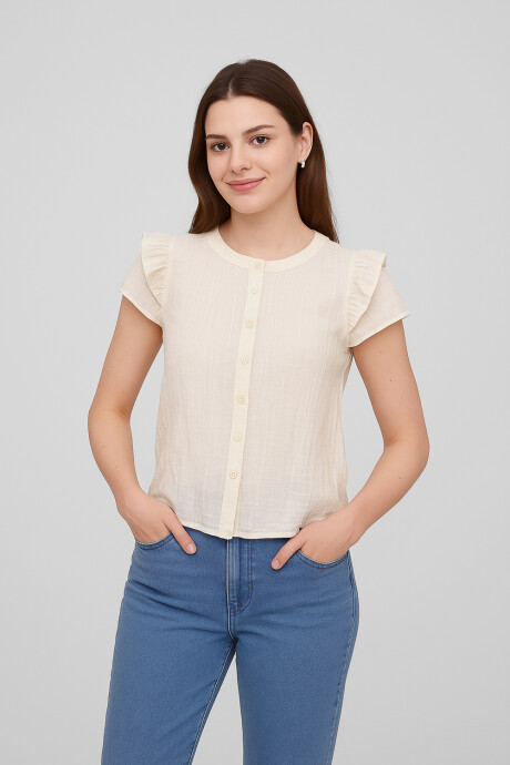 Camisa Mefira Marfil / Off White