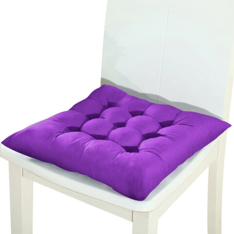 Almohadon Cuadrado Para Silla Eames Butaca Auto Colores Variante Violeta
