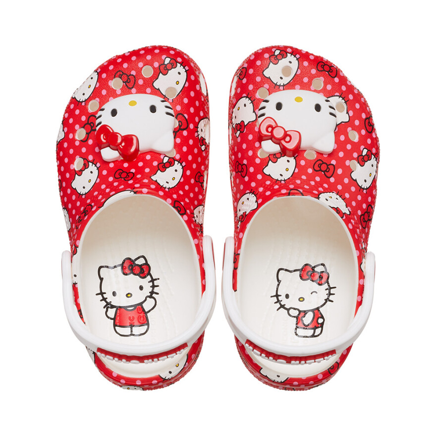 Crocs Hello Kitty Red Classic Clog T - Niños Multi