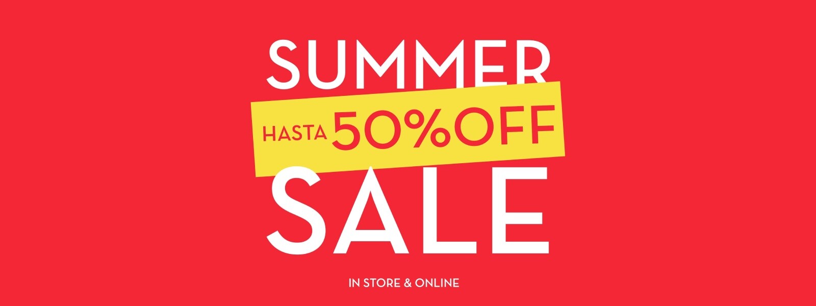 Home Slider: Summer Sale