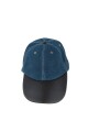 Gorro de cuero Azul