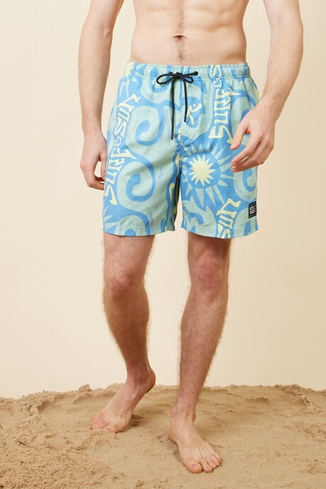 SHORT MELEYS RUSTY Azul