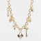 Collares Cortos Con corazón Collar Corto Multidijes Corazón - Dorado