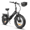 Bicicleta Eléctrica Samebike 20 Plegable 750w NEGRO