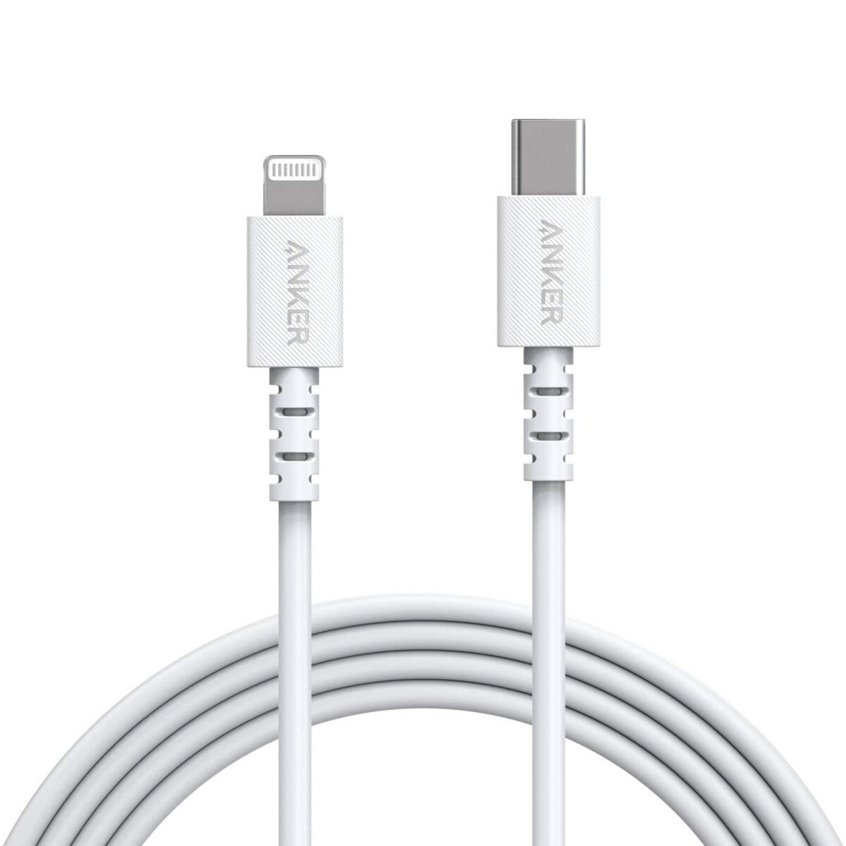 Anker powerline select usb-c with lightning connector 1.8m Blanco
